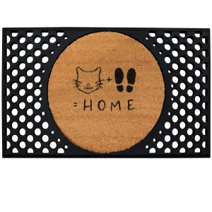 4 Cats & Dogs Cat   Feet Home Round Entrance Mat