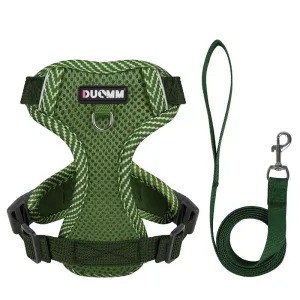 Breathable No-Pull Dog Harness and Leash Set for Small Dogs