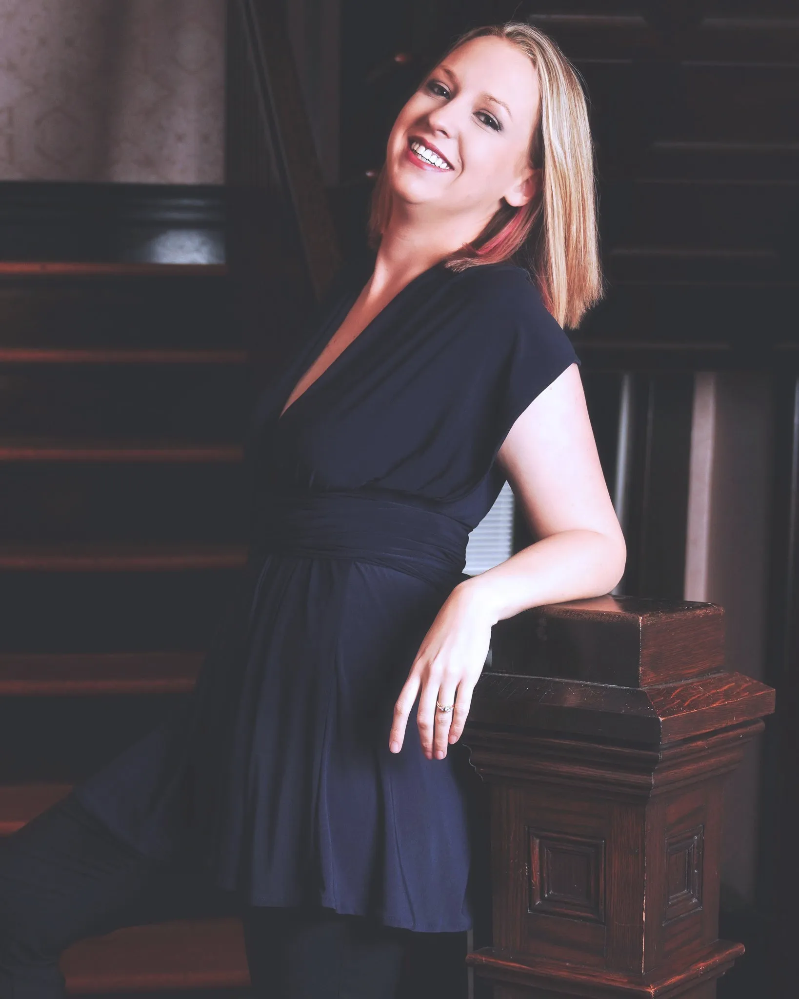 CHOIR Navy Mini Dress