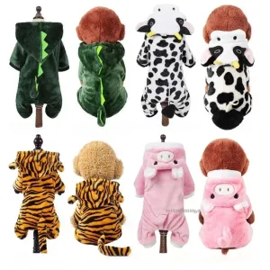 Cozy Fleece Pet Hoodie for Small to Medium Dogs and Cats