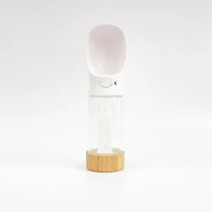Crystal Infused Dog Water Bottle Clear Quartz