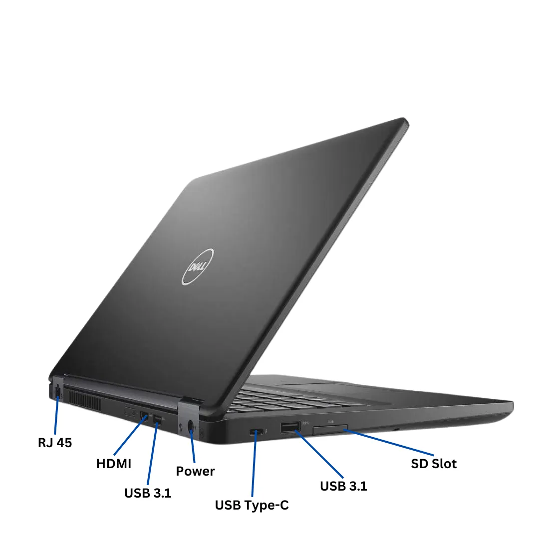 Dell Latitude 14" 5480 i5 Gen 6 Laptop | Windows 10 | Grade C