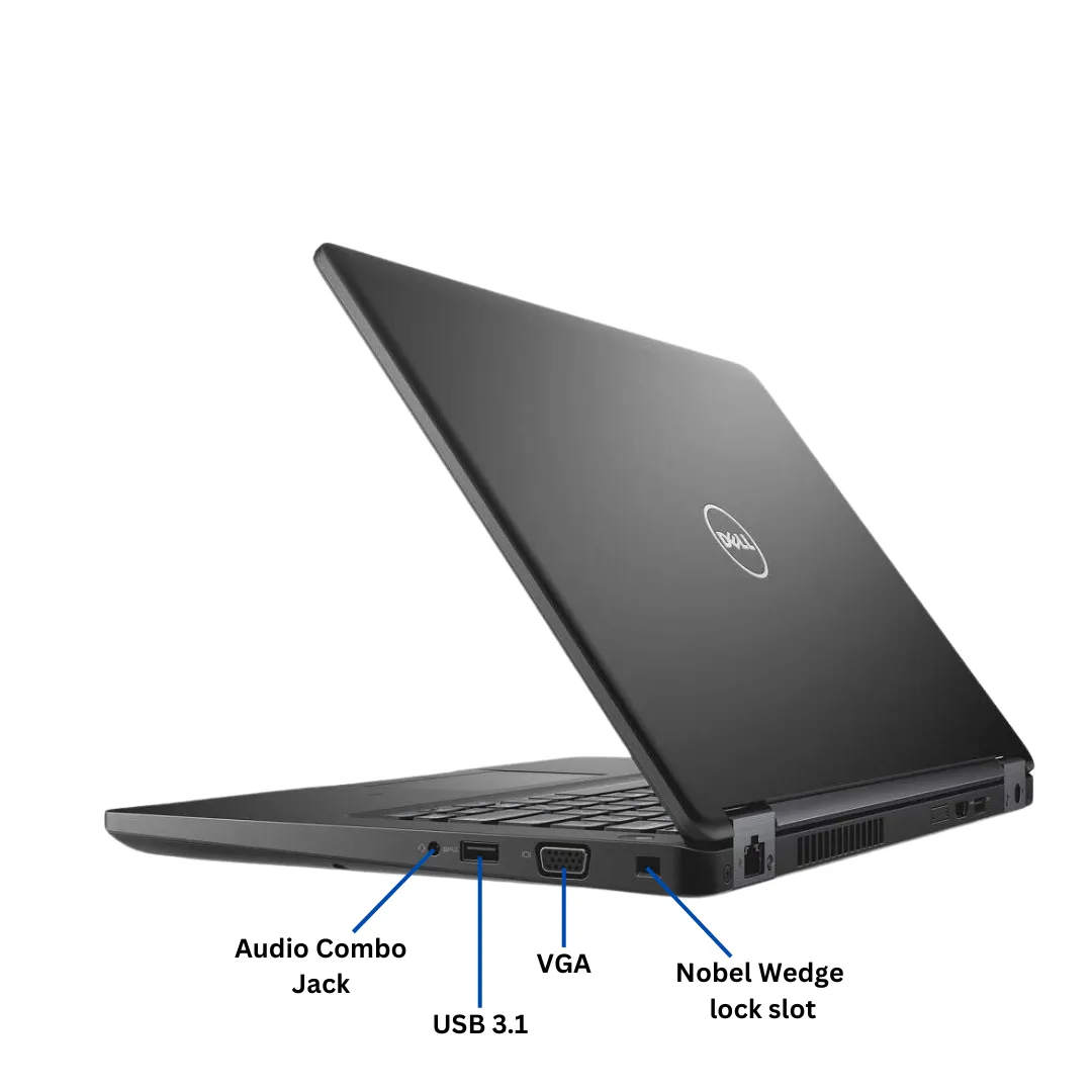 Dell Latitude 14" 5480 i5 Gen 6 Laptop | Windows 10 | Grade C