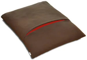 Divan Due Pet Bed with Blanket (Brown/Red)