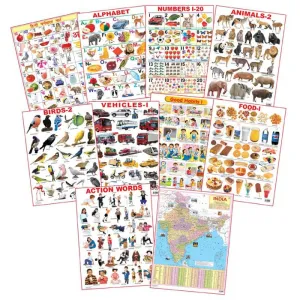 Educational Charts - Combo 2 (10 Charts)