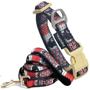 Embroidered Dog Collar and Leash Straps