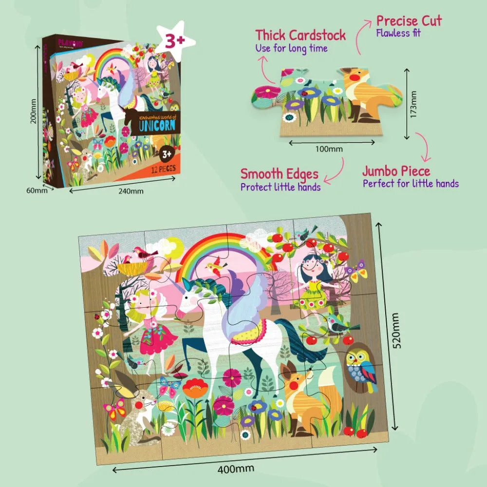 Enchanted World Of Unicorn   Circus Carnival Puzzles For Kids