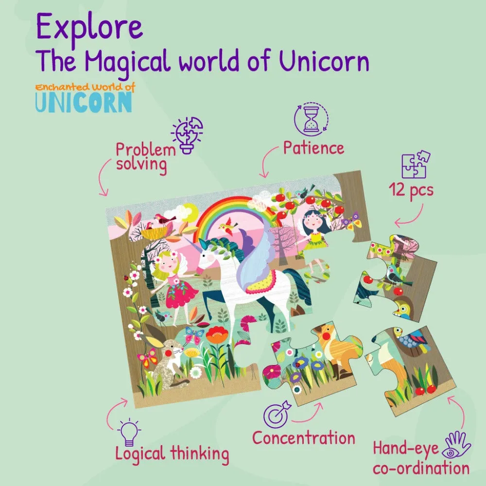 Enchanted World Of Unicorn   Circus Carnival Puzzles For Kids