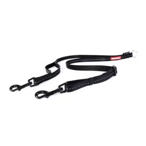 EzyDog Soft Touch Adjustable Coupler LITE 24" Black