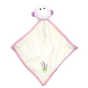 Happy Pet | Calming Plush Dog Blanket Toy | Lavender Blankie - Monkey