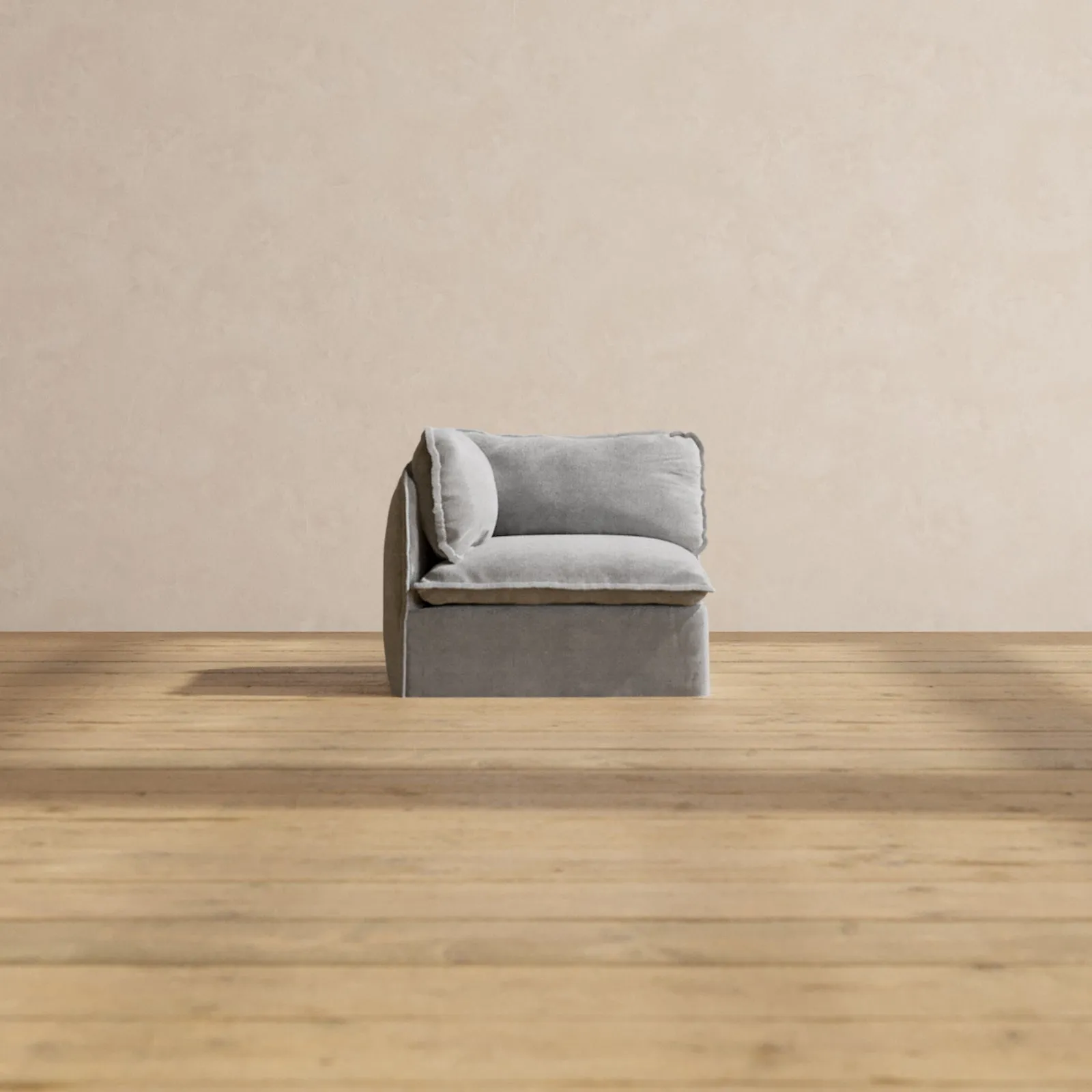 Modular Performance End Chair in Ash | Relaxed Blend