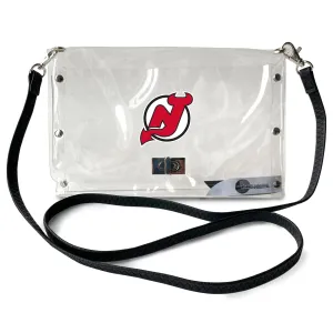 New Jersey Devils Clear Envelope Purse
