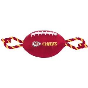 NFL Kansas City Chiefs Nylon Football Dog Toy