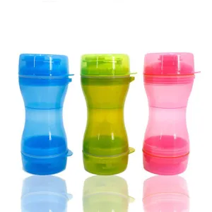PAWS ASIA Factory Direct Sale Cheap Outdoor Multi Function Dispenser Portable Pet Water Dog Bottle