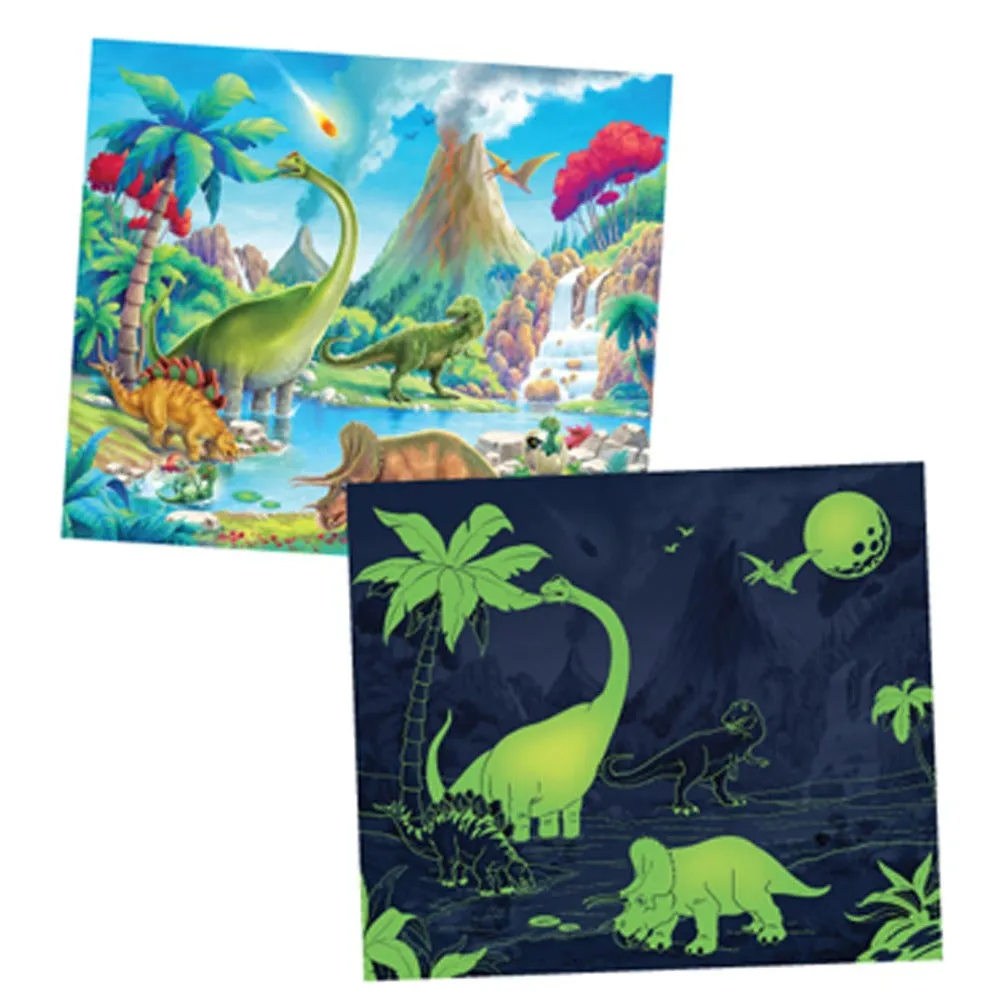 Planet of Lost Dinosaurs   2 in 1 Jungle Safari Puzzle for Kids