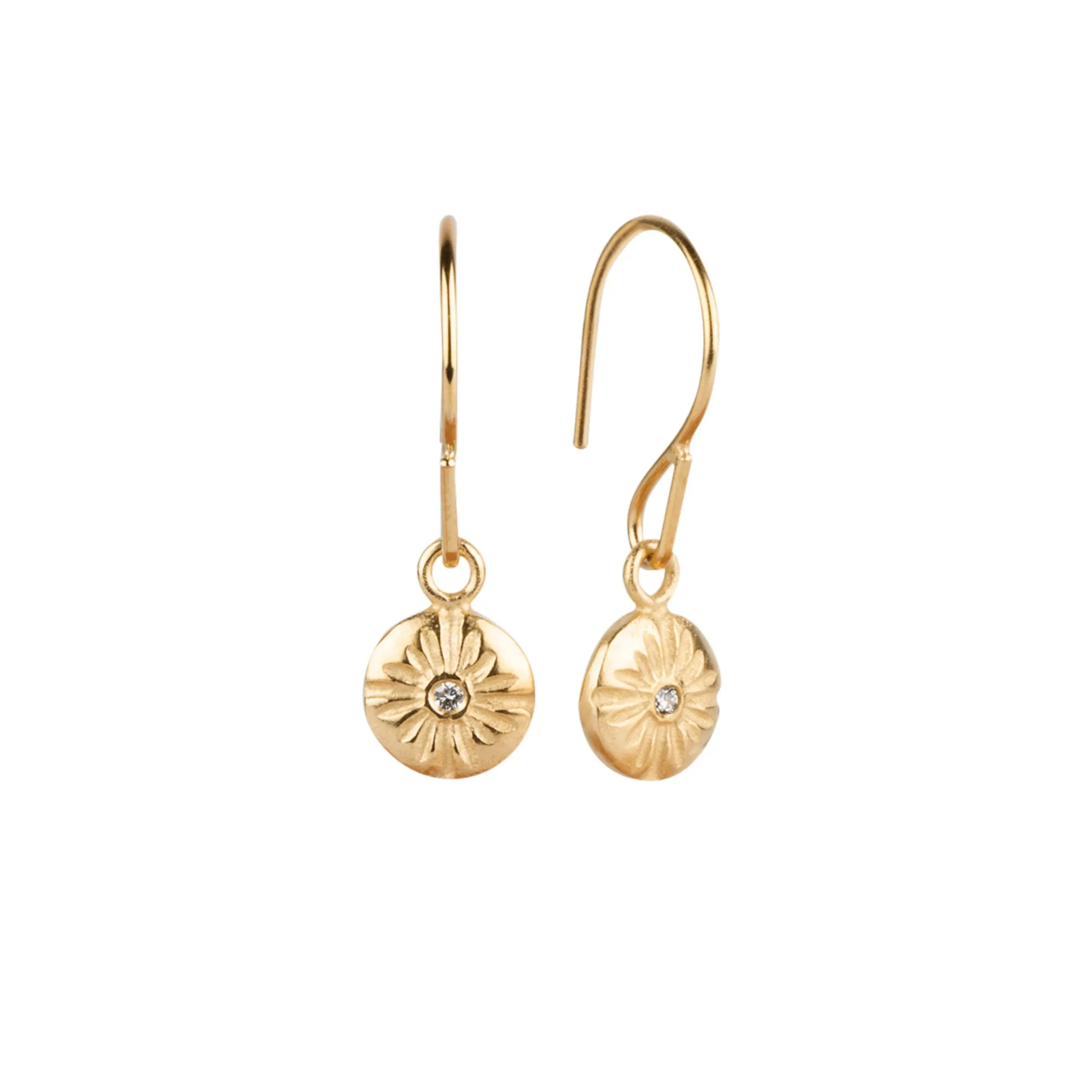 Small Lucia Dangle Vermeil Earrings