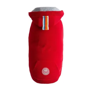 Urban Hoodie - Red: Stylish Comfort for Cool Dogs